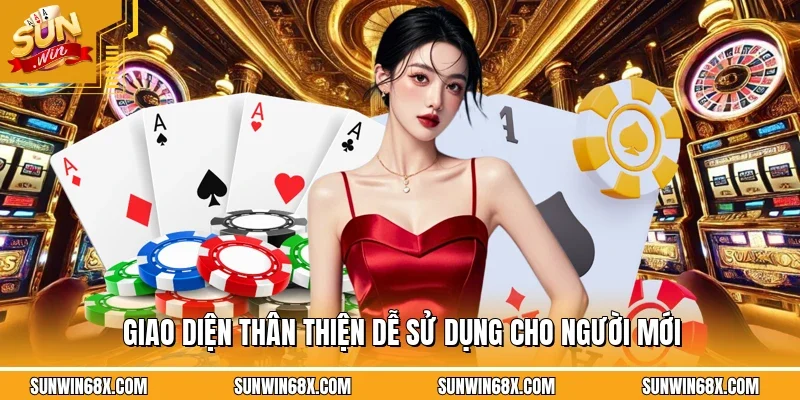 Giao diện được thiết kế đẹp mắt phù hợp cho mọi đối tượng người dùng